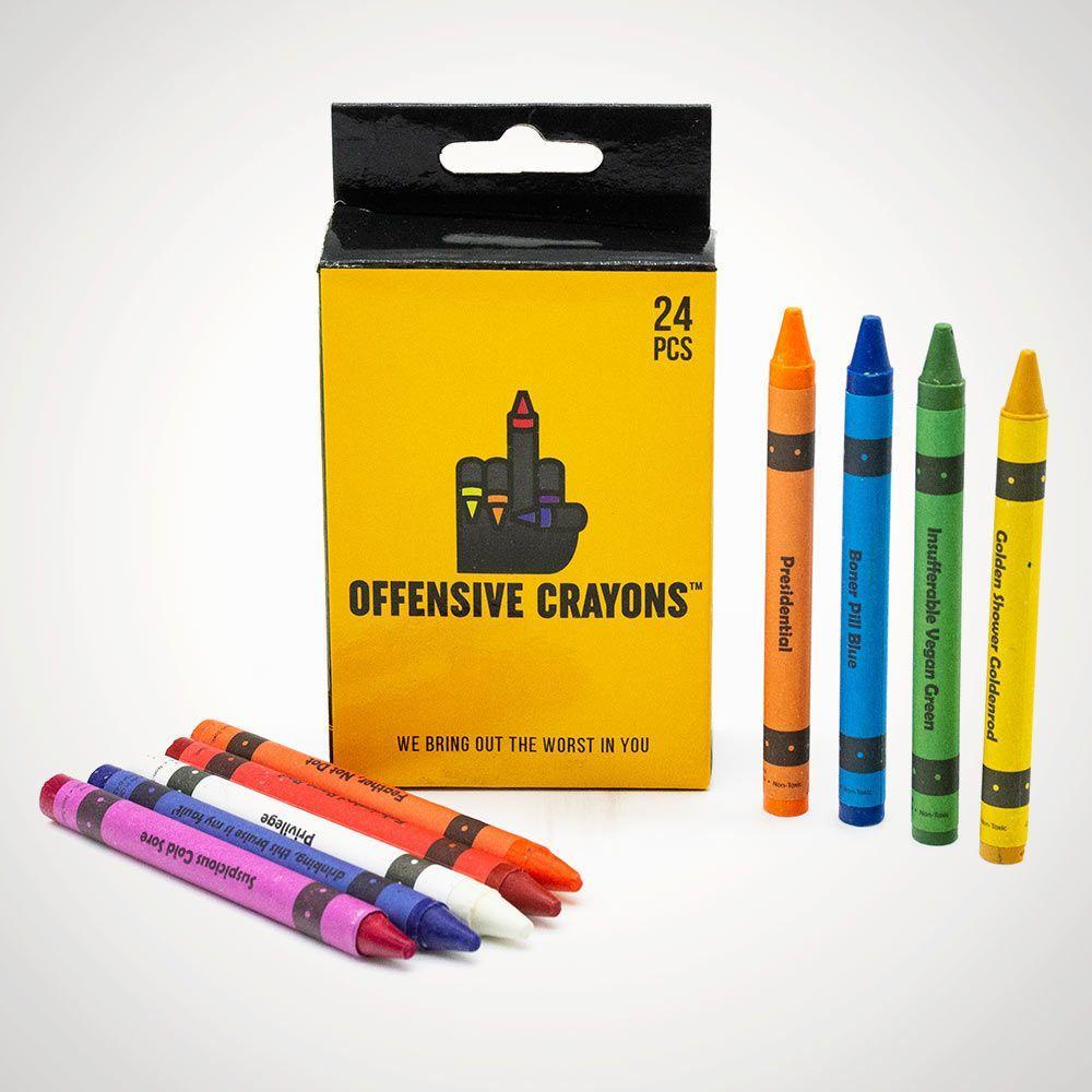 Featuring new favorites like “White” - Offensive Crayons