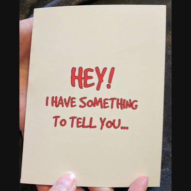 Eat a Dick - Original Greeting Card
