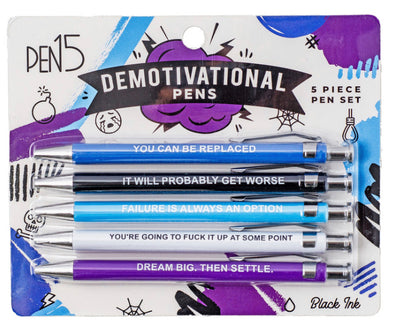 Demotivational Offensive Pen Set